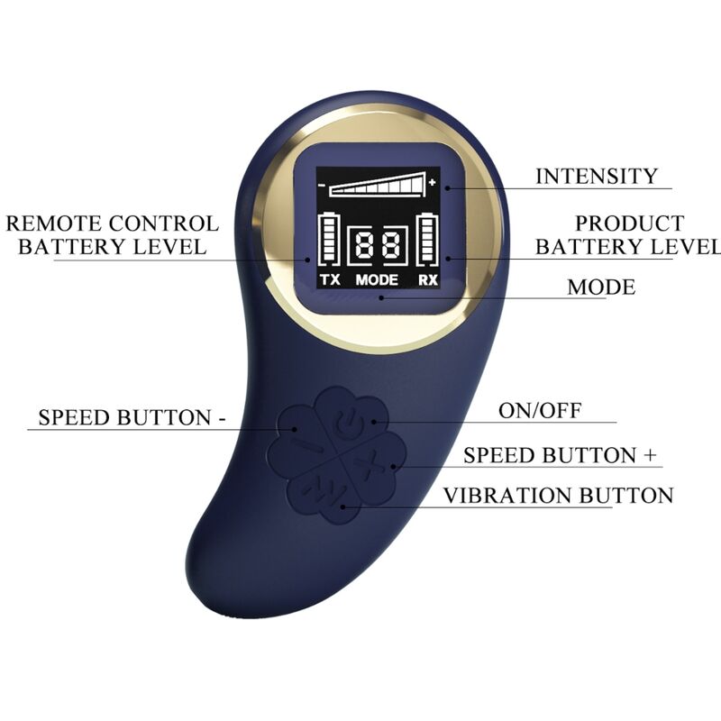 Remote Control-Vivian Uovo Vibratore con Telecomando Wireless — PRETTY LOVE · Vibratori (immagine 7)