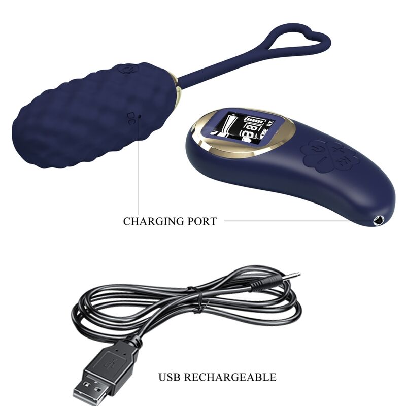 Remote Control-Vivian Uovo Vibratore con Telecomando Wireless — PRETTY LOVE · Vibratori (immagine 5)