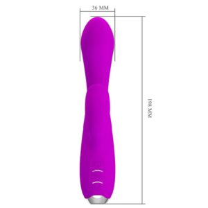 High Tech-Gloria Vibratore Rabbit Ricaricabile - Resistente — PRETTY LOVE · Vibratori (immagine 10)