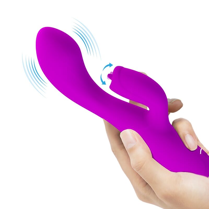 High Tech-Gloria Vibratore Rabbit Ricaricabile - Resistente — PRETTY LOVE · Vibratori (immagine 2)