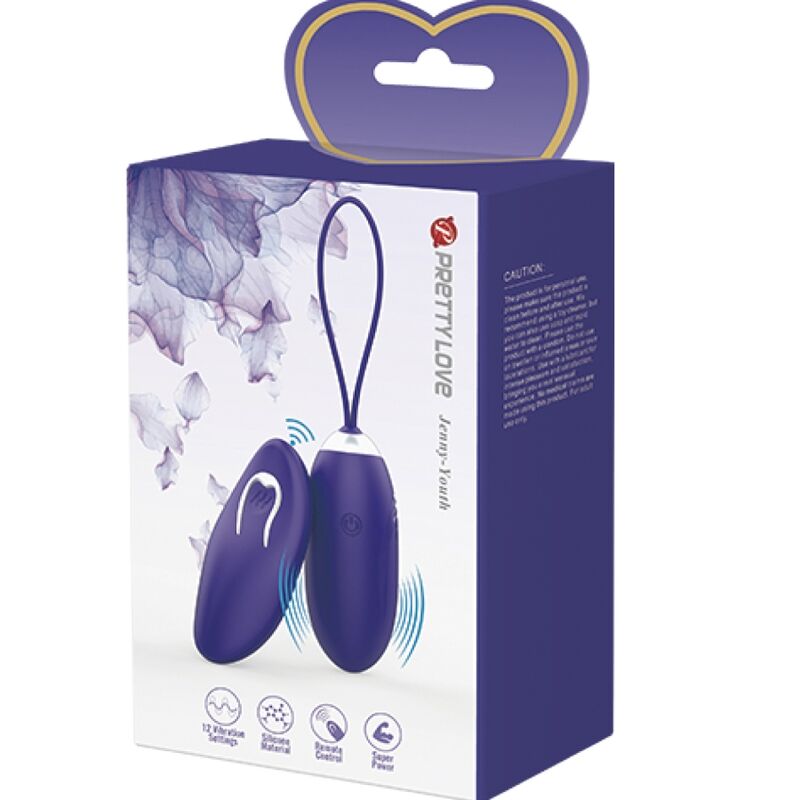 Remote Control-Jenny Youth Uovo Vibrante con Telecomando 8 Remote Control-Jenny Youth Uovo Vibrante con Telecomando — PRETTY LOVE · Vibratori (imaginea 8)