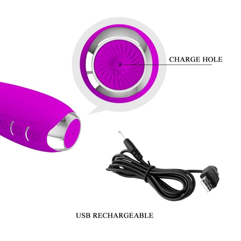 High Tech-Hector Vibratore Ricaricabile Elettroshock, Resistente 6 High Tech-Hector Vibratore Ricaricabile Elettroshock, Resistente — PRETTY LOVE · Vibratori (imaginea 6)