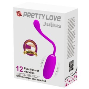 Fun Toys-Julius Uovo Vibratore Ricaricabile Resistente all'Acqua-Viola — PRETTY LOVE · Vibratori (imaginea 4)