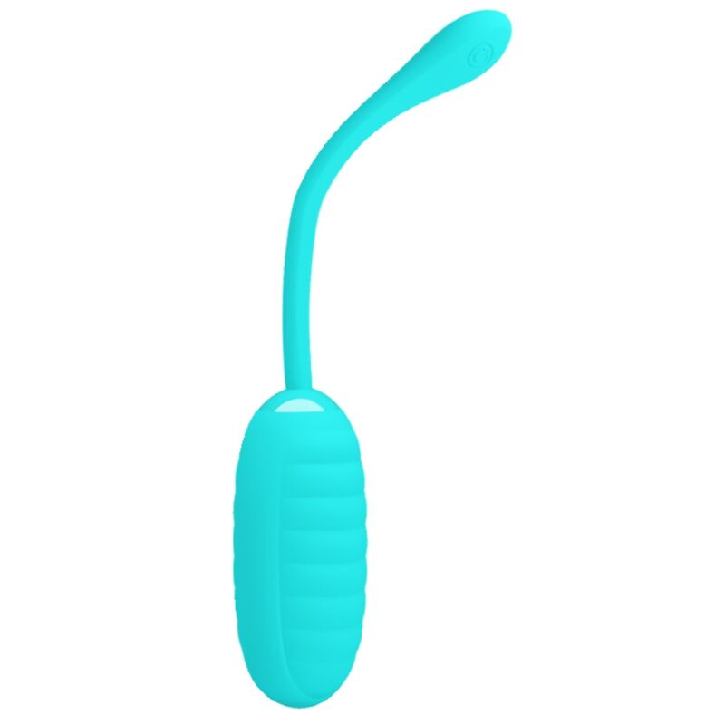 Fun Toys-Kirk Uovo Vibratore Ricaricabile Verde Aperto-Silicone, 12 — PRETTY LOVE · Vibratori (immagine 5)