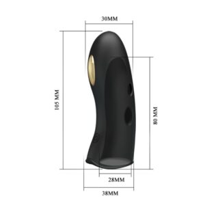 Fun Toys-Marico Black Coperchio per le dita — PRETTY LOVE · Anelli & Guaine per pene (immagine 7)
