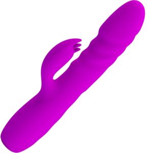 High Tech-Melanie Purple Rabbit Vibratore Ricaricabile-Silicone 344 High Tech-Melanie Purple Rabbit Vibratore Ricaricabile-Silicone