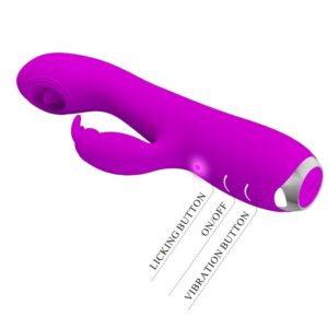 High Tech-Rachel Vibratore Ricaricabile con Tazza di Aspirazione — PRETTY LOVE · Vibratori (imaginea 2)