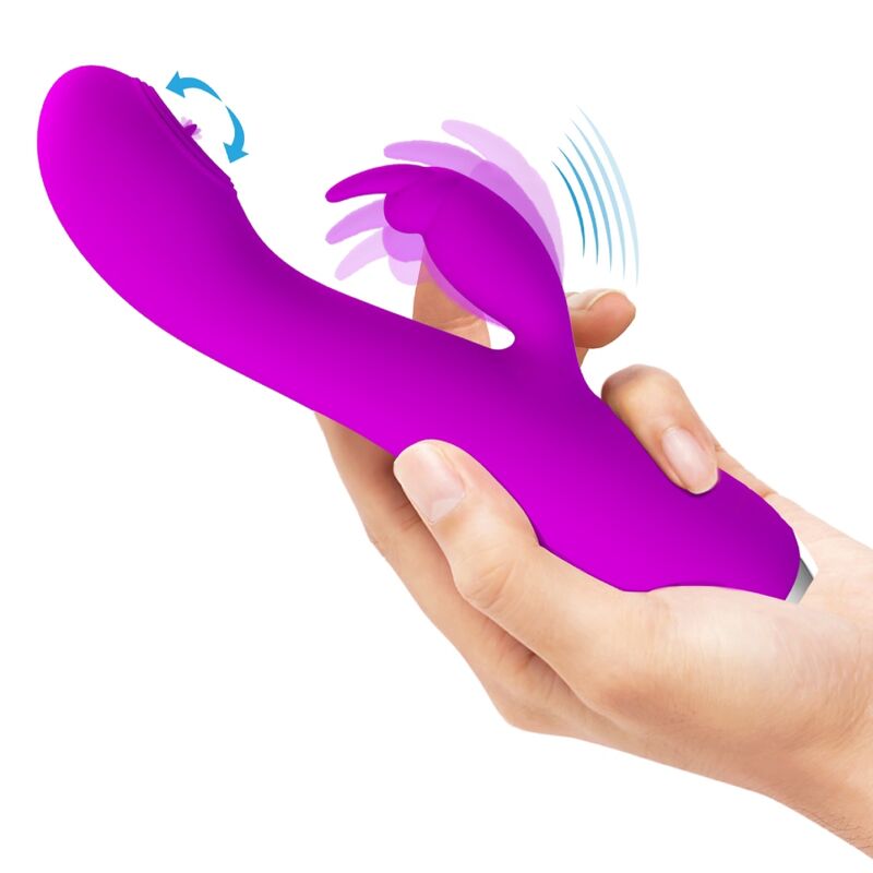 High Tech-Rachel Vibratore Ricaricabile con Tazza di Aspirazione — PRETTY LOVE · Vibratori (imaginea 5)