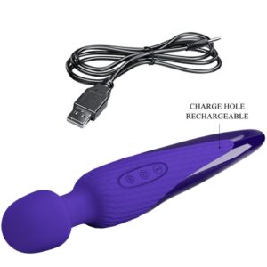 High Tech-Antony Youth Wand Vibrator Violet Effetto — PRETTY LOVE · Vibratori (imaginea 7)