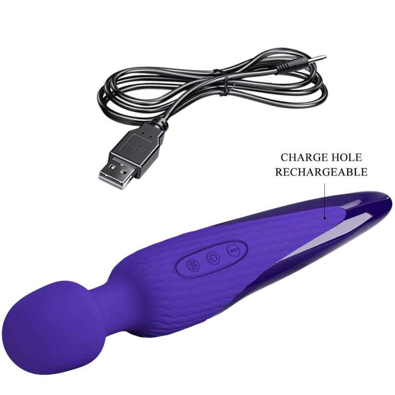 High Tech-Antony Youth Wand Vibrator Violet Effetto — PRETTY LOVE · Vibratori (imaginea 7)