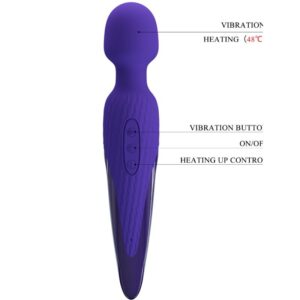 High Tech-Antony Youth Wand Vibrator Violet Effetto — PRETTY LOVE · Vibratori (imaginea 4)