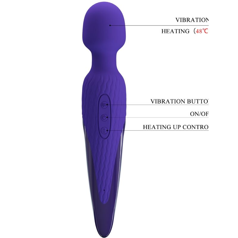 High Tech-Antony Youth Wand Vibrator Violet Effetto — PRETTY LOVE · Vibratori (imaginea 4)