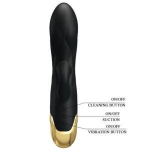 High Tech-Vibratore ricaricabile di lusso placcato oro 18 carati 11 High Tech-Vibratore ricaricabile di lusso placcato oro 18 carati — PRETTY LOVE · Vibratori (imaginea 4)
