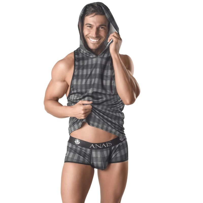 ANAIS MEN - AEGIS HOODED T-SHIRT S Anais Men-Aegis Maglietta con Cinghia Elastica — ANAIS LUXURY LINGERIE · Intimo uomo