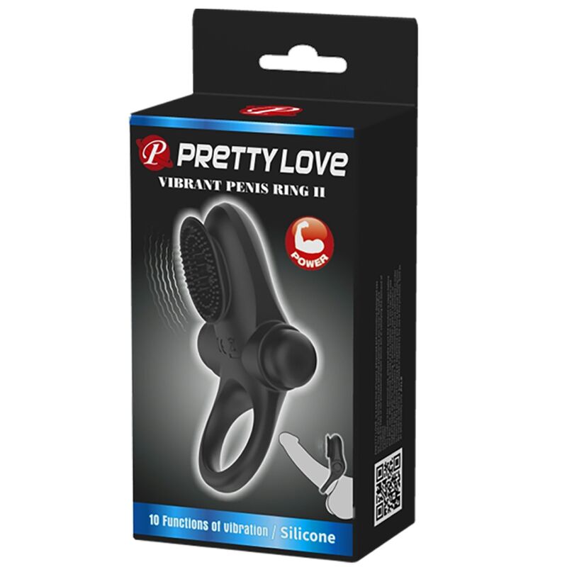 For Him-Vibratore Ring Ii per Pene Nero-Silicone, 10 velocità 2 For Him-Vibratore Ring Ii per Pene Nero-Silicone, 10 velocità — PRETTY LOVE · Anelli & Guaine per pene (imaginea 2)