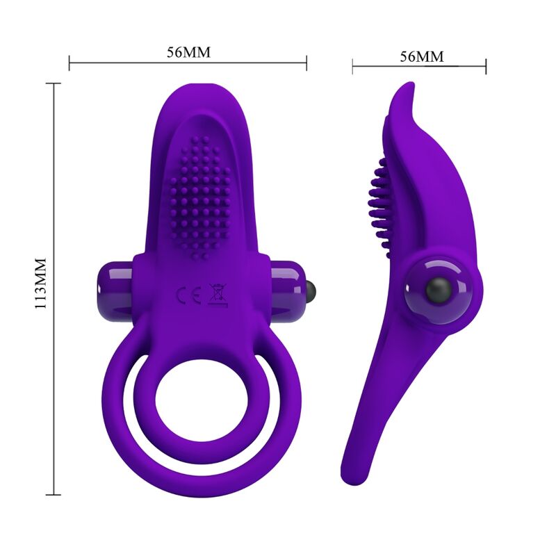 For Him-Anello Vibratore per Pene Viola-Silicone, 10 velocità 6 For Him-Anello Vibratore per Pene Viola-Silicone, 10 velocità — PRETTY LOVE · Anelli & Guaine per pene (imaginea 6)
