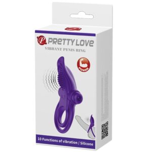 For Him-Anello Vibratore per Pene Viola-Silicone, 10 velocità 11 For Him-Anello Vibratore per Pene Viola-Silicone, 10 velocità — PRETTY LOVE · Anelli & Guaine per pene (imaginea 2)