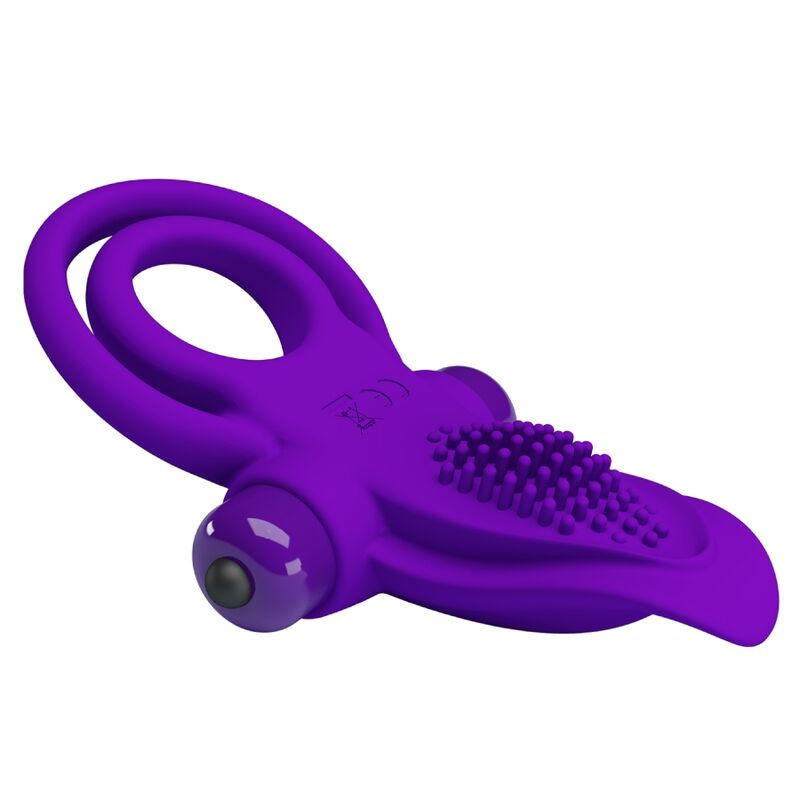 For Him-Anello Vibratore per Pene Viola-Silicone, 10 velocità 4 For Him-Anello Vibratore per Pene Viola-Silicone, 10 velocità — PRETTY LOVE · Anelli & Guaine per pene (imaginea 4)