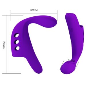Fun Toys-Gorgon Purple Vibratore Ricaricabile — PRETTY LOVE · Vibratori (imaginea 3)