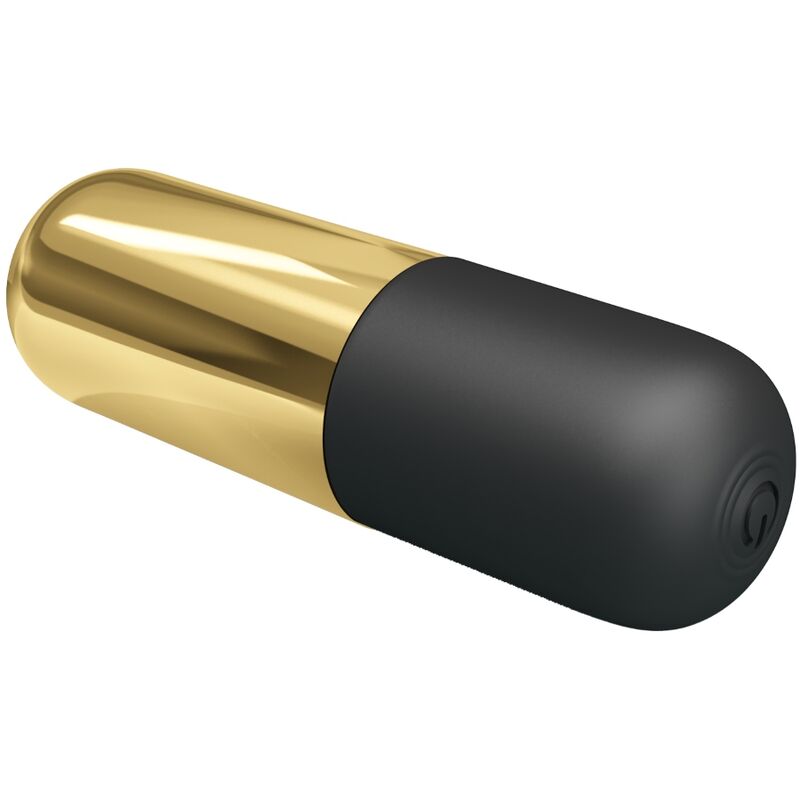 Fun Toys-Mini Bullet Vibratore Ricaricabile Oro-Silicone, 12 2 Fun Toys-Mini Bullet Vibratore Ricaricabile Oro-Silicone, 12 — PRETTY LOVE · Vibratori (imaginea 2)
