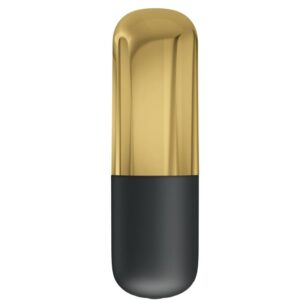 Fun Toys-Mini Bullet Vibratore Ricaricabile Oro-Silicone, 12