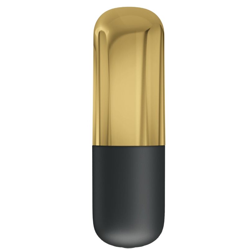 Fun Toys-Mini Bullet Vibratore Ricaricabile Oro-Silicone, 12