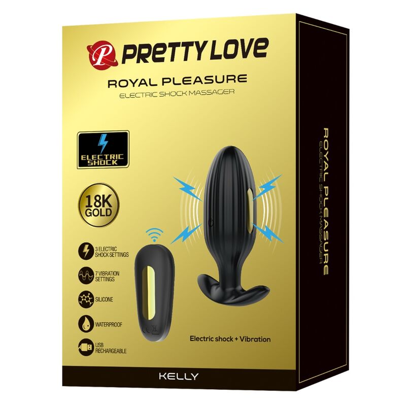Remote Control-Kelly Plug anale Vibratore Ricaricabile — PRETTY LOVE · Giocattoli anali (immagine 2)