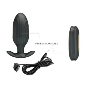 Remote Control-Kelly Plug anale Vibratore Ricaricabile — PRETTY LOVE · Giocattoli anali (immagine 8)