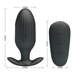 Remote Control-Kelly Plug anale Vibratore Ricaricabile — PRETTY LOVE · Giocattoli anali (immagine 6)
