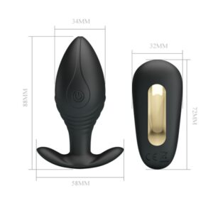 Remote Control-Regina Plug anale Vibratore Ricaricabile — PRETTY LOVE · Giocattoli anali (imaginea 5)