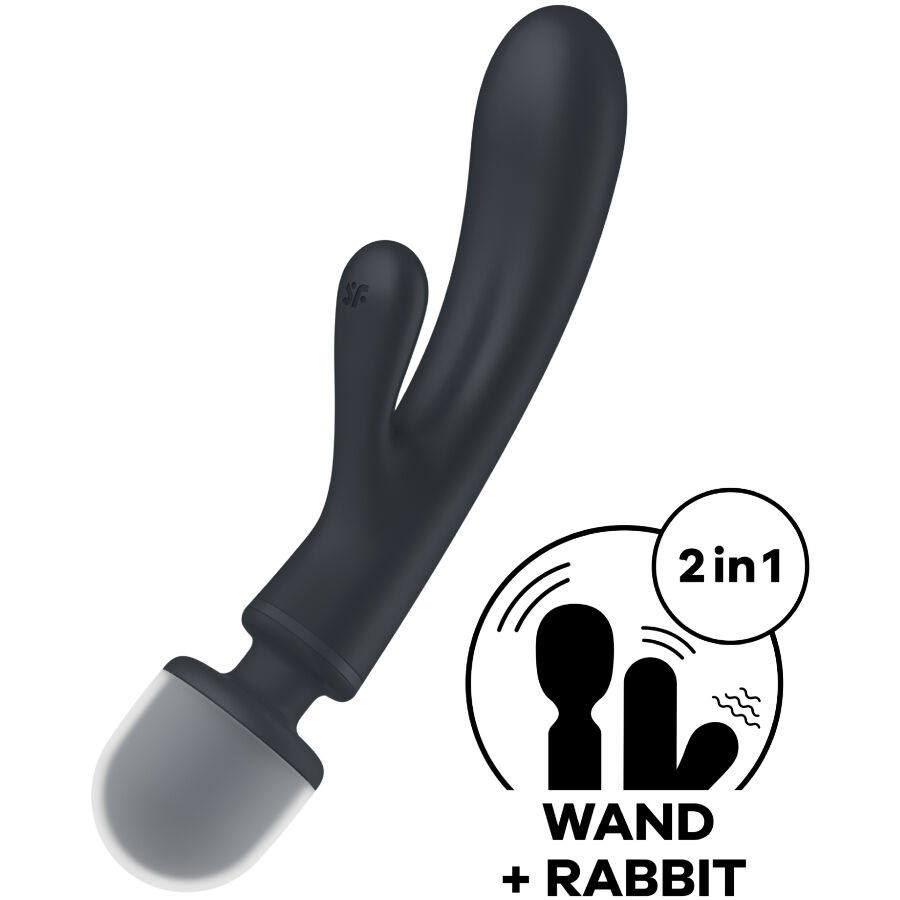 Satisfyer-Triple Lover Vibratore Coniglio Massaggiatore, Silicone 6 Satisfyer-Triple Lover Vibratore Coniglio Massaggiatore, Silicone · Vibratori (imaginea 6)