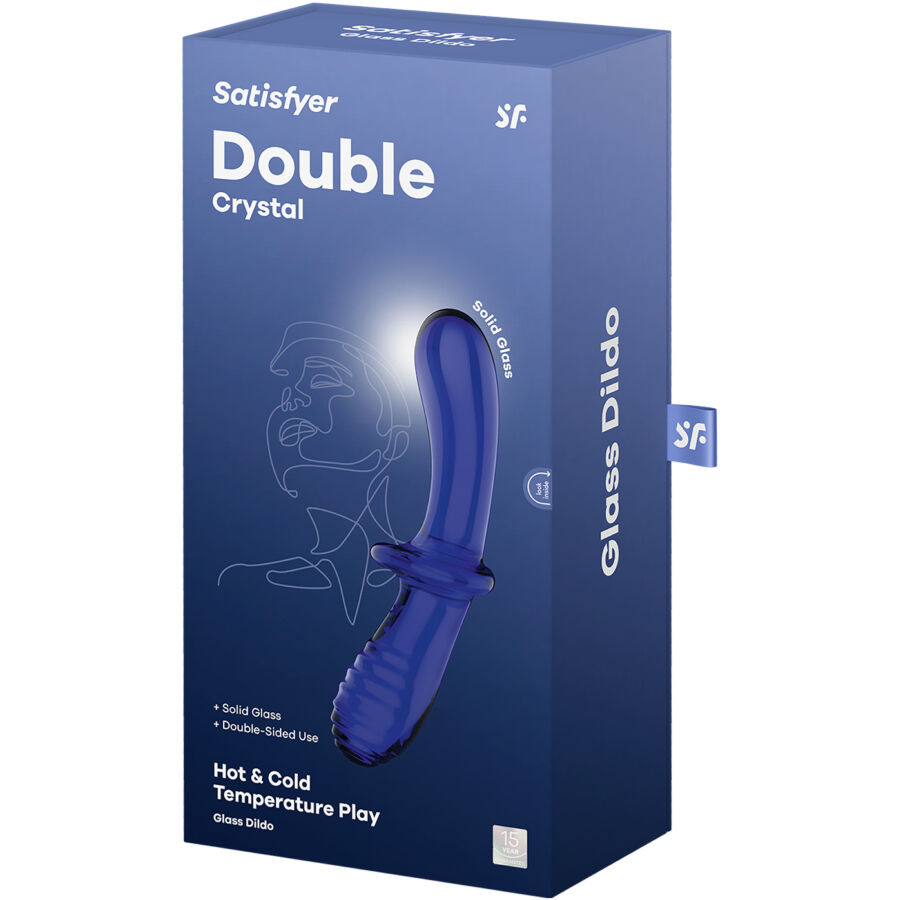 Satisfyer-Dildo Doppio Cristallo, Bottiglia · Dildo & Stimolatori (immagine 5)