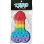 Kheper Games-Multicolor Pop-it Pene Giocattolo Anti-stress-Silicone · Articoli divertenti