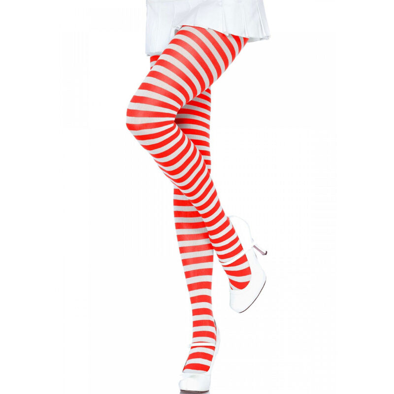 Leg Avenue Hosiery-Vestiti con strisce bianche/rosse, One Size 1 Leg Avenue Hosiery-Vestiti con strisce bianche/rosse, One Size · Articoli divertenti