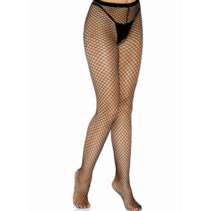 Leg Avenue Hosiery-Calze a rete nere senza culo, one size · Lingerie sexy donna (imaginea 3)