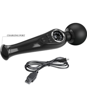 High Tech-Skyler Wand Vibrator Silicone, 10 velocità — PRETTY LOVE · Vibratori (imaginea 4)