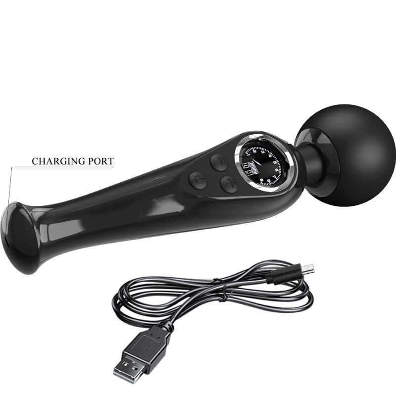 High Tech-Skyler Wand Vibrator Silicone, 10 velocità — PRETTY LOVE · Vibratori (imaginea 4)