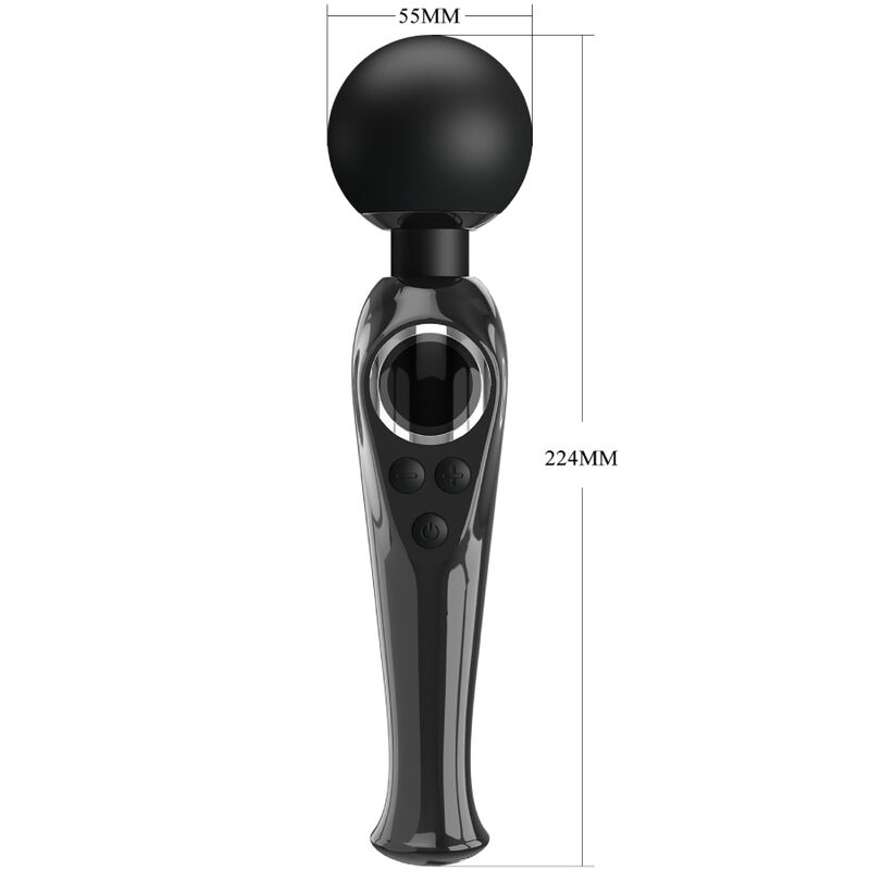 High Tech-Skyler Wand Vibrator Silicone, 10 velocità — PRETTY LOVE · Vibratori (imaginea 3)