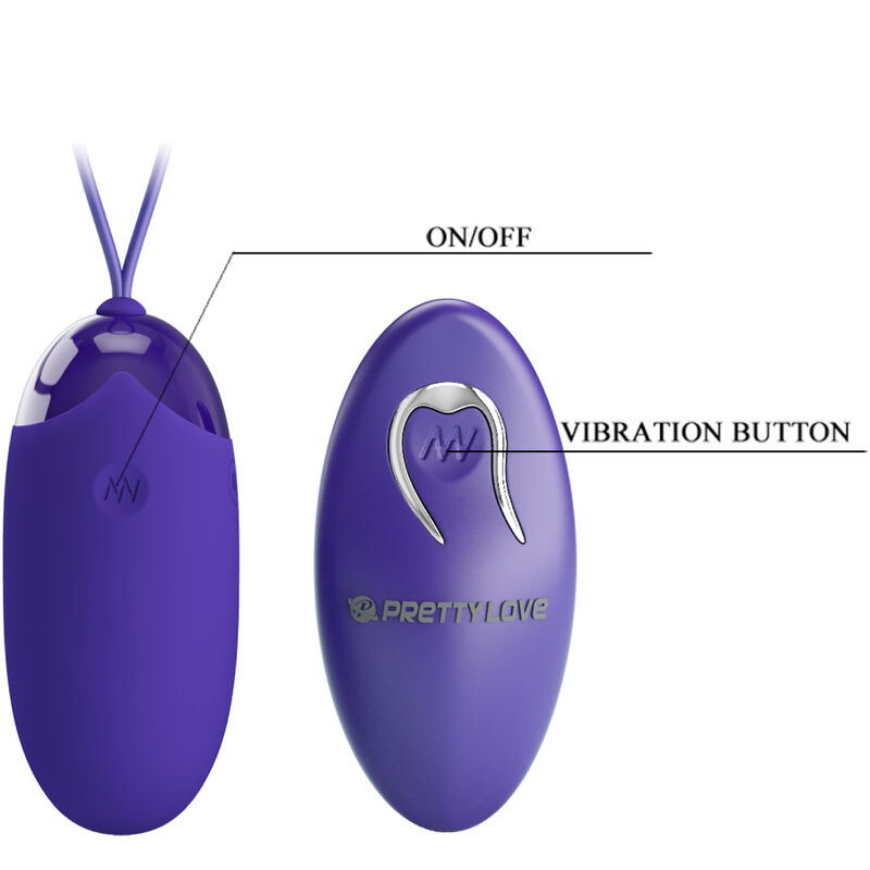 Remote Control-Pastore Giovane Uovo Vibratore con Telecomando — PRETTY LOVE · Vibratori (immagine 3)