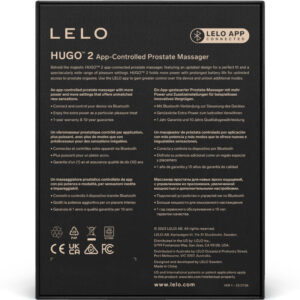Lelo-Hugo 2 Massager per la prostata, ABS, 12 velocità 20 Lelo-Hugo 2 Massager per la prostata, ABS, 12 velocità · Giocattoli anali (imaginea 4)