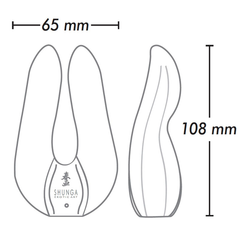Shunga-Aiko Massager Intimo, Silicone, 10 velocità · Vibratori (immagine 7)