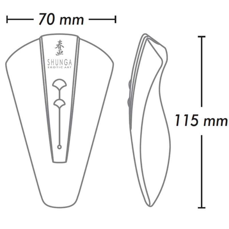 Shunga-Obi Massager Intimo, Silicone, 10 velocità 52 Shunga-Obi Massager Intimo, Silicone, 10 velocità · Vibratori (imaginea 2)