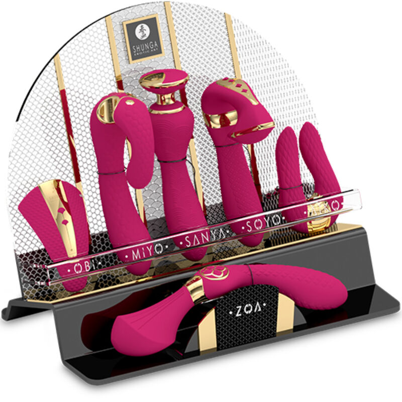 Shunga Toys-Schermo con 6 Massaggio Intimo Fucsia-Metal, USB 1 Shunga Toys-Schermo con 6 Massaggio Intimo Fucsia-Metal, USB · Vibratori