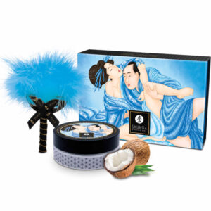 Shunga Body Power-Kit di massaggio in polvere commestibile con cocco