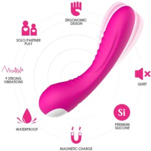 Armony-Leggenda Vibratore G-spot in Silicone, 9 modalità · Vibratori