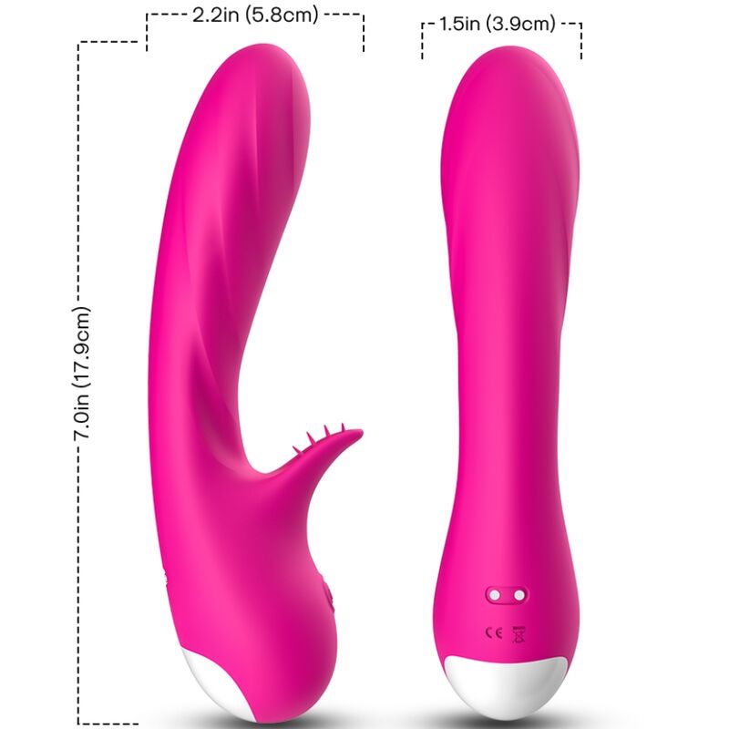 Armony Vibrators-Vibratore romantico con stimolatore in silicone