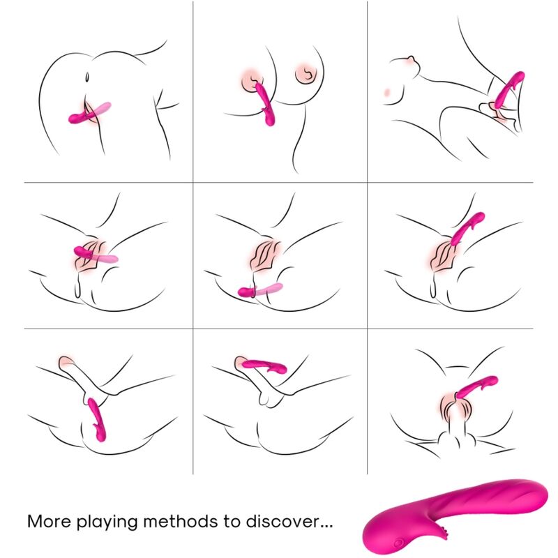 Armony Vibrators-Vibratore romantico con stimolatore in silicone · Vibratori (immagine 2)