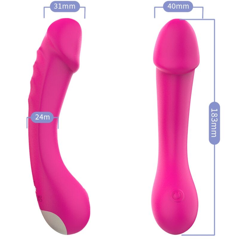Armony Vibrators-Dildo Vibratore G-spot in Silicone Fuchsia-10 2 Armony Vibrators-Dildo Vibratore G-spot in Silicone Fuchsia-10 · Vibratori (imaginea 2)