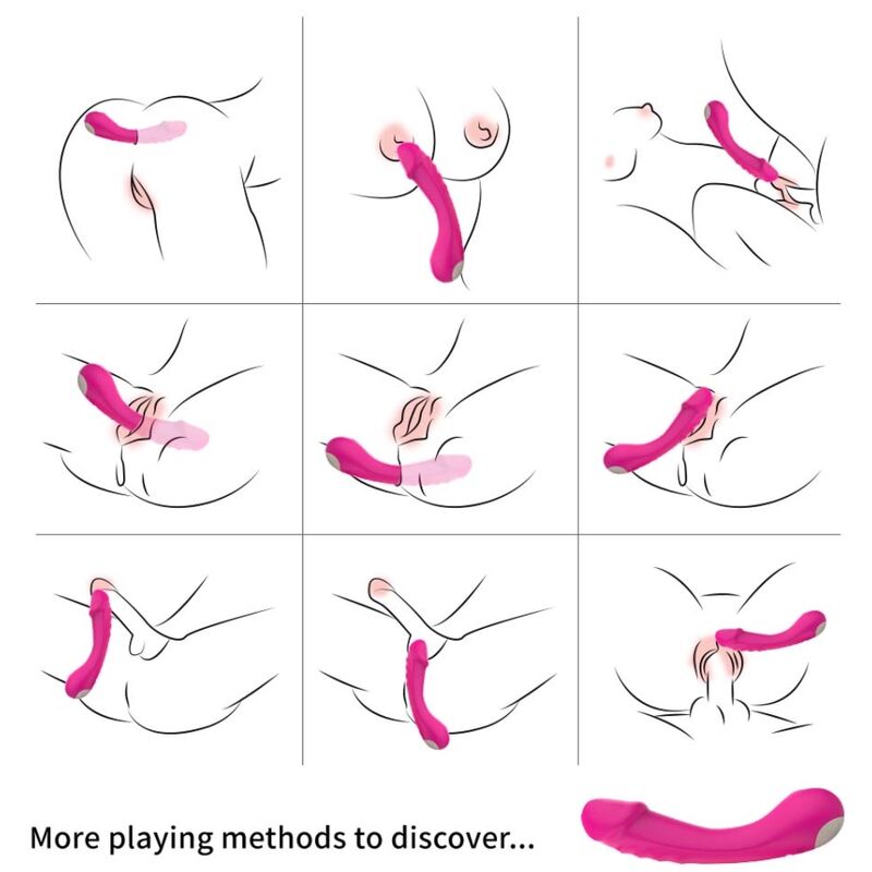 Armony Vibrators-Dildo Vibratore G-spot Silicone Viola-10 velocità · Vibratori (immagine 4)