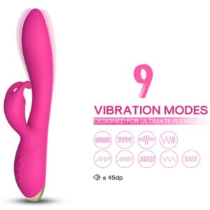 Armony Vibrators-Bonnie Vibrator Rabbit Silicone, 9 modalità · Vibratori (immagine 5)